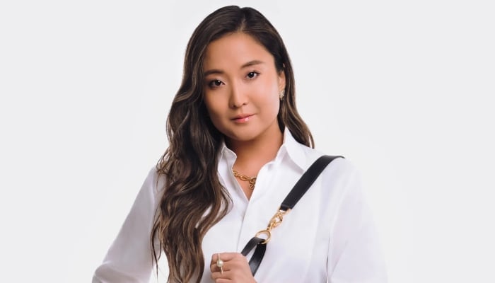 Ashley Park turns major wardrobe mishap during Emily in Paris promotions