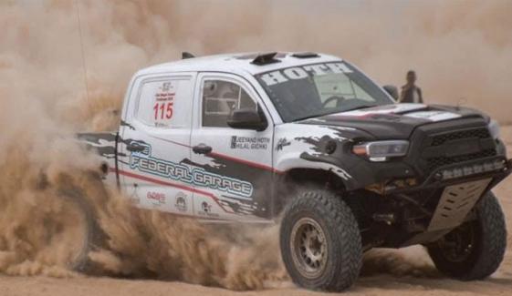 جھل مگسی ڈیزرٹ چیلنج آف روڈ ریلی، علی مگسی نے سبقت حاصل کر لی