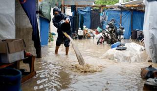 غزہ: طوفان بائرن کے سبب بچوں سمیت 14 فلسطینی جاں بحق