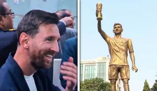 بھارت میں میسی کو سیکیورٹی رسک، مجسمہ کی نقاب کشائی آن لائن کرنی پڑ گئی