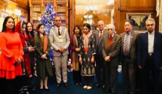 آزاد کشمیر کے وفد کی لارڈ میئر بریڈفورڈ سے ملاقات