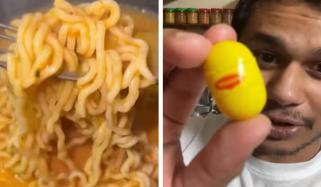 نوڈلز کیپسول کی وائرل ویڈیو پر کمپنی کا ردِعمل سامنے آ گیا