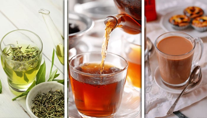 روایتی دودھ والی چائے، بلیک ٹی یا گرین ٹی، کونسا آپشن زیادہ بہتر؟