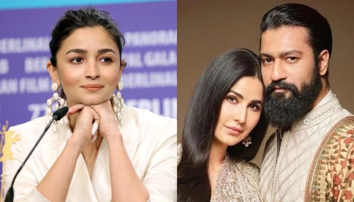 Alia Bhatt reacts to Vicky Kaushal, Katrina Kaifs newborn babys snap?