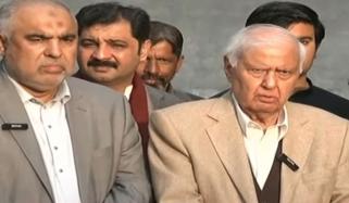 آفتاب شیرپاؤ سےتحریکِ تحفظِ آئینِ پاکستان کے رہنماؤں کی ملاقات