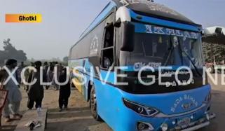 گھوٹکی: بس کے مغوی تمام 14 مسافر بازیاب