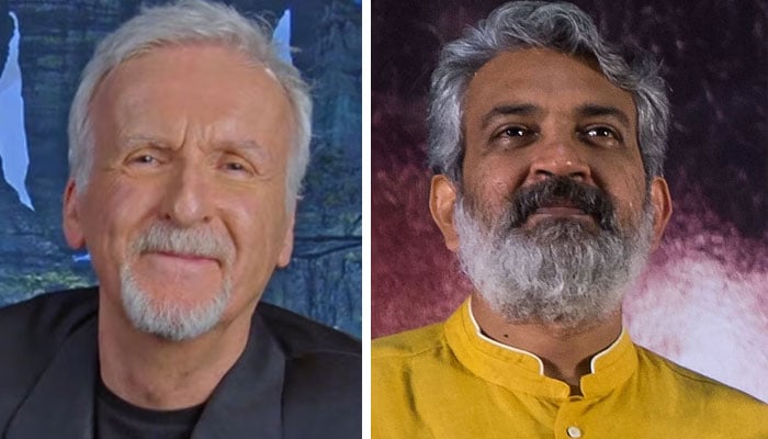 ایس ایس راجہ مولی اور جیمز کیمرون—فائل فوٹوز