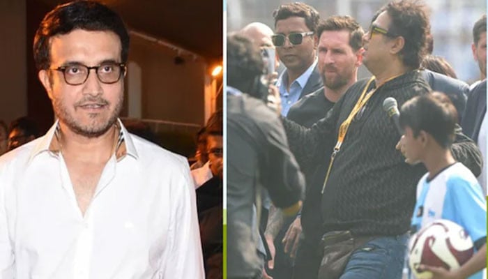 میسی کی آمد پر بد نظمی، گنگولی کا صدر ارجنٹینا فین کلب کیخلاف 50 کروڑ کا ہتک عزت کا دعویٰ