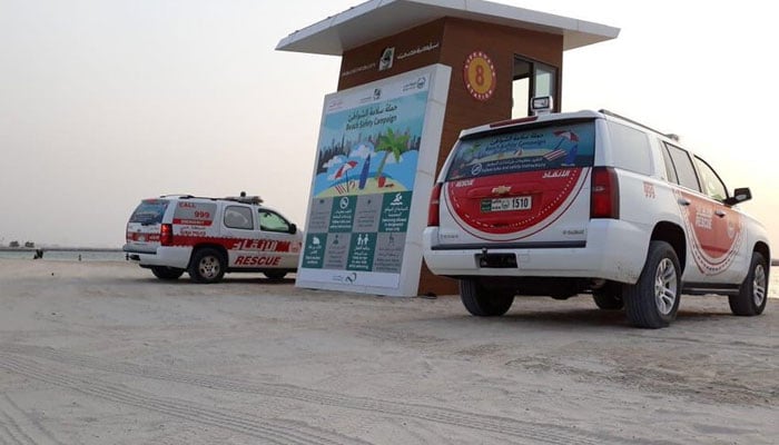 —تصویر بشکریہ دبئی پولیس ایکس اکاؤنٹ