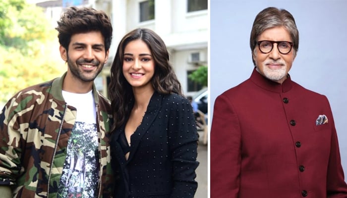 Ananya Panday, Kartik Aaryan share fun banter with Amitabh Bachchan at KBC set