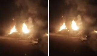 بلوچستان، آئل ٹینکر اور کوئلے کے ٹرک میں آتشزدگی، 16 افراد زخمی