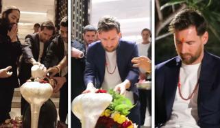 میسی کی امبانی خاندان کے ہمراہ ہندو مذہبی رسومات کی ادائیگی، ویڈیو وائرل