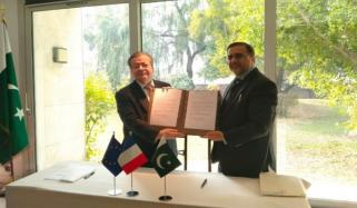 وزارتِ نیشنل فوڈ سیکیورٹی کیساتھ ورک پلان پر دستخط کر کے خوشی ہوئی: فرانسیسی سفیر