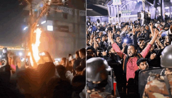 بنگلادیش: انقلابی طالبعلم شریف عثمان قتل، ڈھاکا میں بھارت کیخلاف مظاہرے