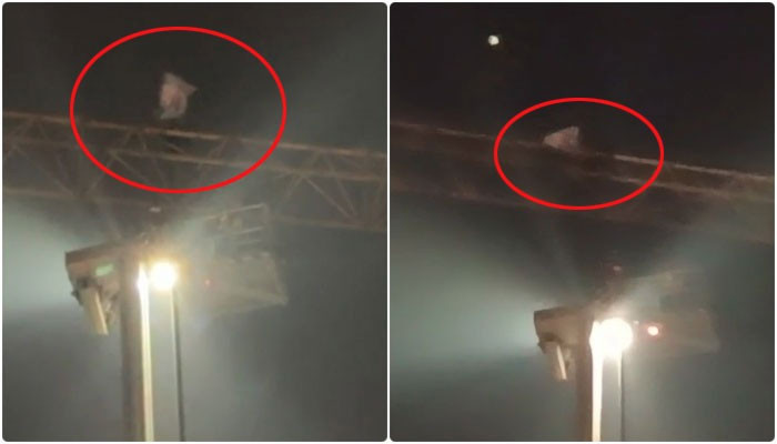 لاہور: کرین پر چڑھے  شخص کا وزیرِ اعلیٰ مریم نواز سے ملنے کا مطالبہ