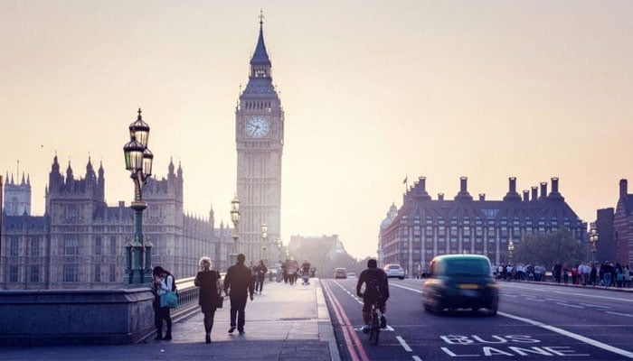 لندن شہر کا منظر—تصویر بشکریہ سوشل میڈیا