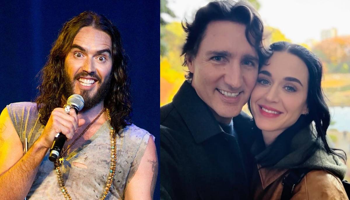 Katy Perry’s ex Russell Brand calls out her relationship with Justin Trudeau