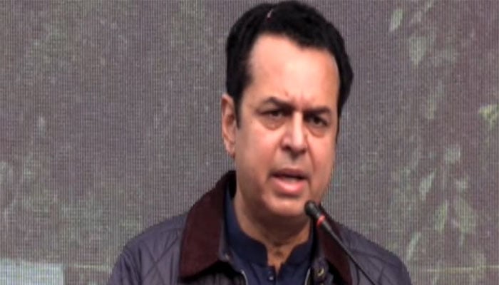 وزیرِ مملکت برائے داخلہ سینیٹر طلال چوہدری—جیو نیوز گریب