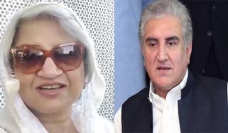 شاہ محمود قریشی کی اہلیہ کمرۂ عدالت کے باہر گر گئیں، اسپتال منتقل