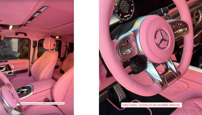 Angel Reese gives fans exclusive look at her Barbie-themed Mercedes