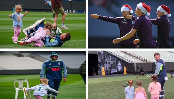 کرسمس ڈے کے رنگ میلبرن کرکٹ گراؤنڈ میں بھی بکھر گئے