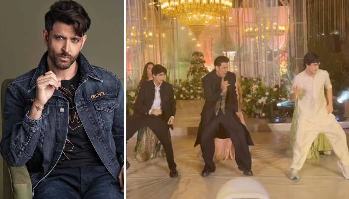 Hrithik Roshan sets stage ablaze as he grooves with sons Hrehaan, Hridhaan