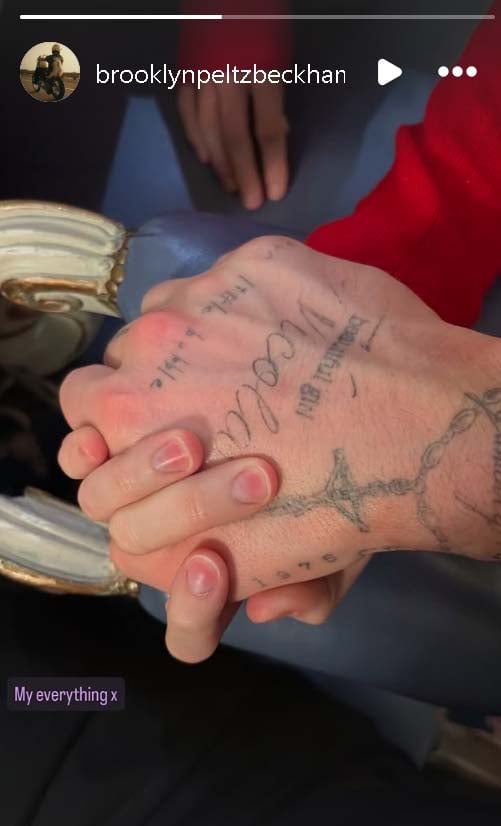 Brooklyn Beckham shares romantic christmas tribute to wife Nicola