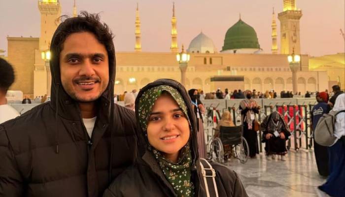Rabya Kulsoom celebrates husband’s birthday in holy city of Madinah