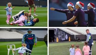 کرسمس ڈے کے رنگ میلبرن کرکٹ گراؤنڈ میں بھی بکھر گئے