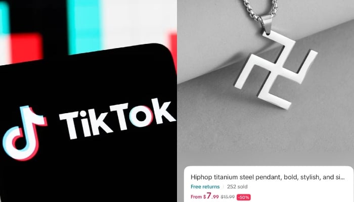 TikTok pulls swastika necklace from shop after massive backlash