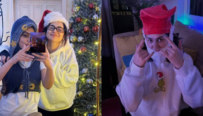 Hania Amir enjoys intimate Christmas party with friends