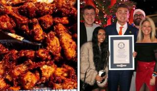 499 افراد نے چکن ونگز کھانے کے مقابلے میں گنیز ورلڈ ریکارڈ بنالیا