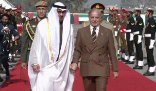 متحدہ عرب امارات کے صدر شیخ محمد بن زاید النہیان پاکستان پہنچ گئے