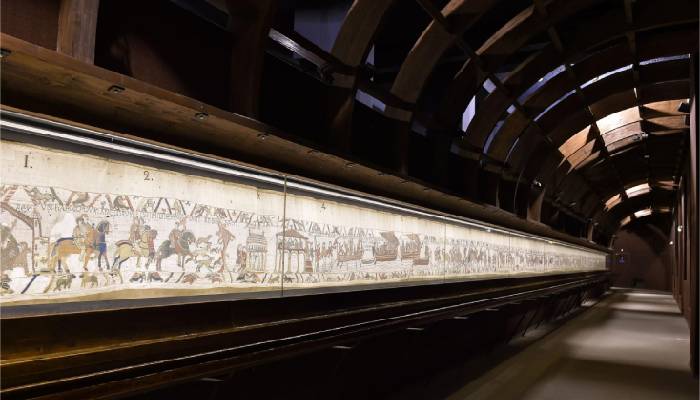 Bayeux Tapestry’s rare UK visit insured by £800 million insurance scheme