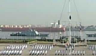 کراچی میں پاکستان نیول اکیڈمی میں 124 ویں مڈ شپ مین اور 32 ویں شارٹ سروس کمیشن کورس کی پاسنگ آؤٹ پریڈ