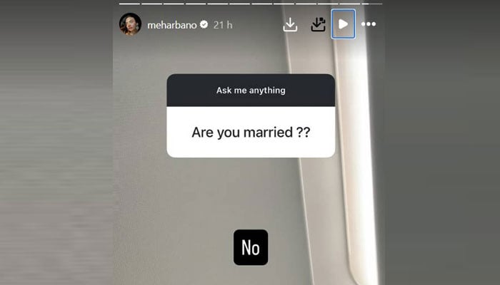 مہربانو نے شادی ختم ہونے کی تصدیق کردی