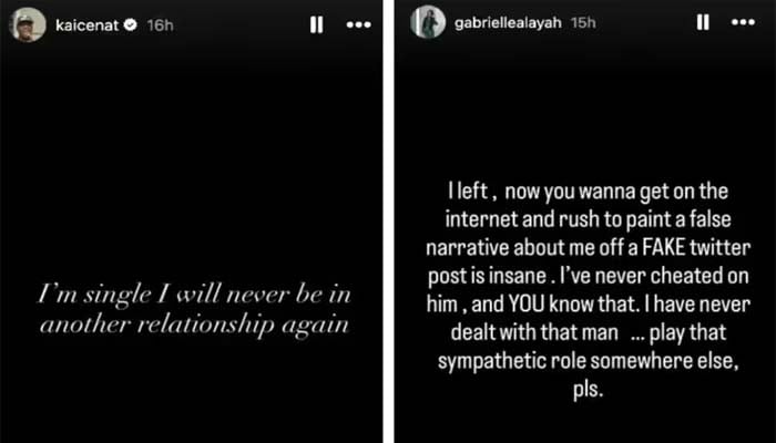 Gabrielle Alayah responds after Kai Cenat announces breakup