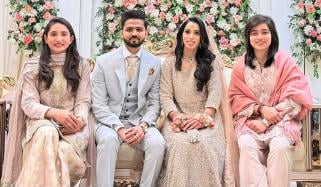 فاطمہ ثناء کی سدرہ نواز کے ولیمے کی تصویر شیئر کرتے ہوئے مبارکباد