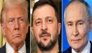 صدر ٹرمپ کی زیلنسکی سے ملنے سے قبل صدر پوتن سے ٹیلیفونک گفتگو