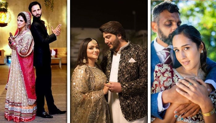 دائیں سے بائیں: میرا سیٹھی اور بلال ایم صدیقی، سحر حیات اور سمیع رشید ، انوشے عباسی اور عینان عارف