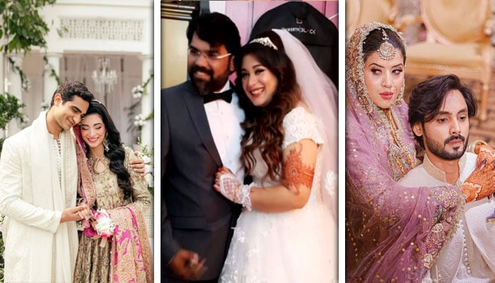 دائیں سے بائیں: ایمن زمان اور مجتبیٰ لکھانی، سارہ عمیر اور محسن طلعت، سبحان عمیئس اور عبیر اسد خان