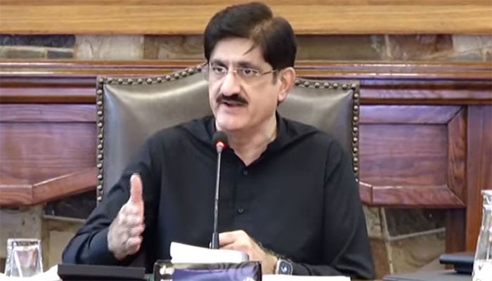 وزیراعلیٰ سندھ سید مراد علی شاہ : فائل فوٹو