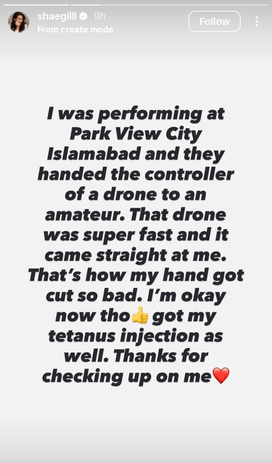 Picture Credit: Shae Gill/ Instagram