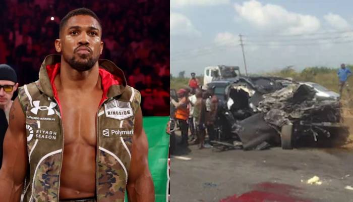 Anthony Joshua injured in fatal car crash in Nigeria, two passengers dead
