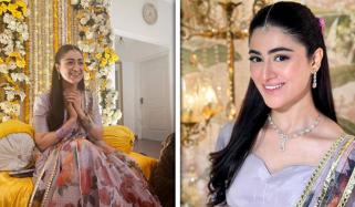 حنا آفریدی کی پہلی ڈھولکی کی رنگا رنگ تصاویر اور ویڈیوز چھا گئیں