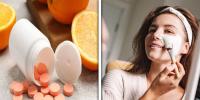 وٹامن سی سے بھرپور غذا کھانا کریم لگانے سے زیادہ بہتر