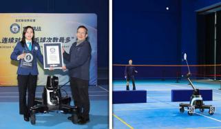 چین: روبوٹ نے بیڈمنٹن کھیل کر گینیز ورلڈ ریکارڈ بنا لیا