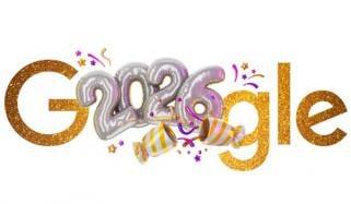 نئے سال کی آمد پر گوگل کا خصوصی ڈوڈل جاری
