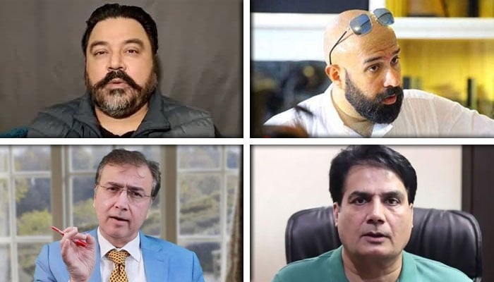 9 مئی ڈیجیٹل دہشتگردی کیس: عادل راجہ، حیدر مہدی، وجاہت سعید، صابر شاکر، معید پیرزادہ کو عمر قید کی سزا
