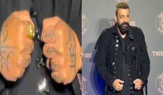 سنجے دت کے ہاتھ پر موجود ٹیٹو کے چرچے